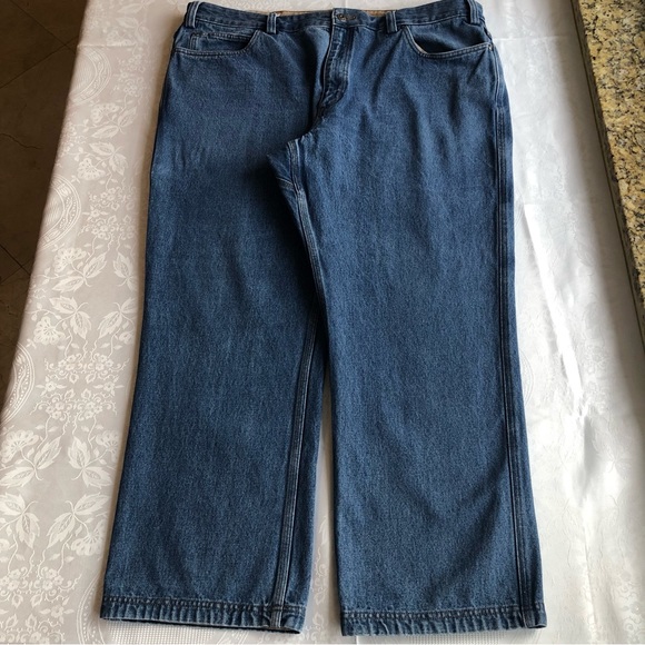 Duluth Trading Men’s Size W44/L30 Blue Jeans Denim Pants Classic Straight-Leg - Picture 15 of 16
